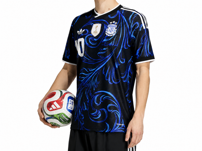 Argentina 26 Messi Away Authentic Jersey