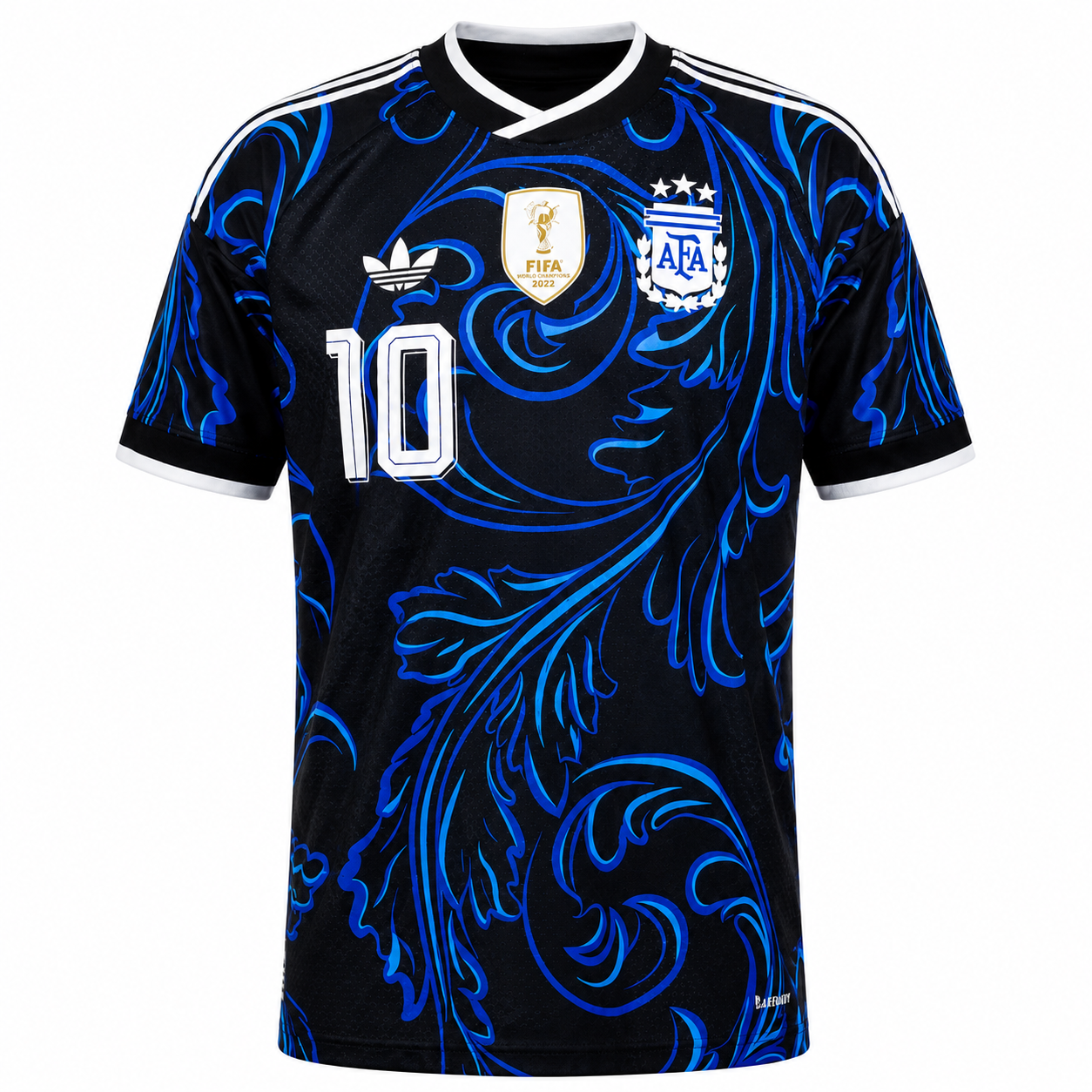 Argentina 26 Messi Away Authentic Jersey
