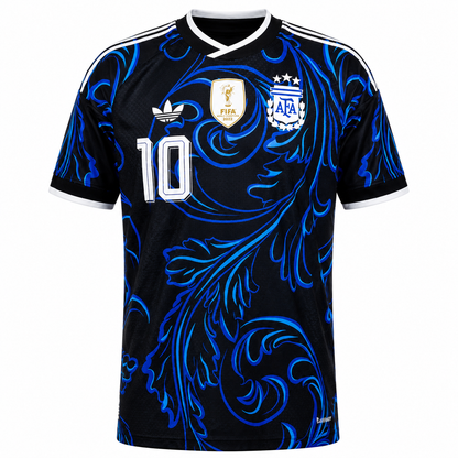 Argentina 26 Messi Away Authentic Jersey