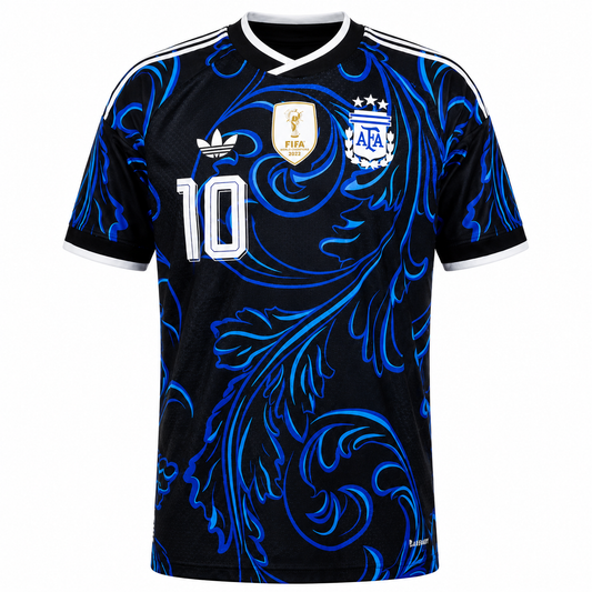 Argentina 26 Messi Away Authentic Jersey