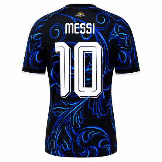 Argentina 26 Messi Away Authentic Jersey